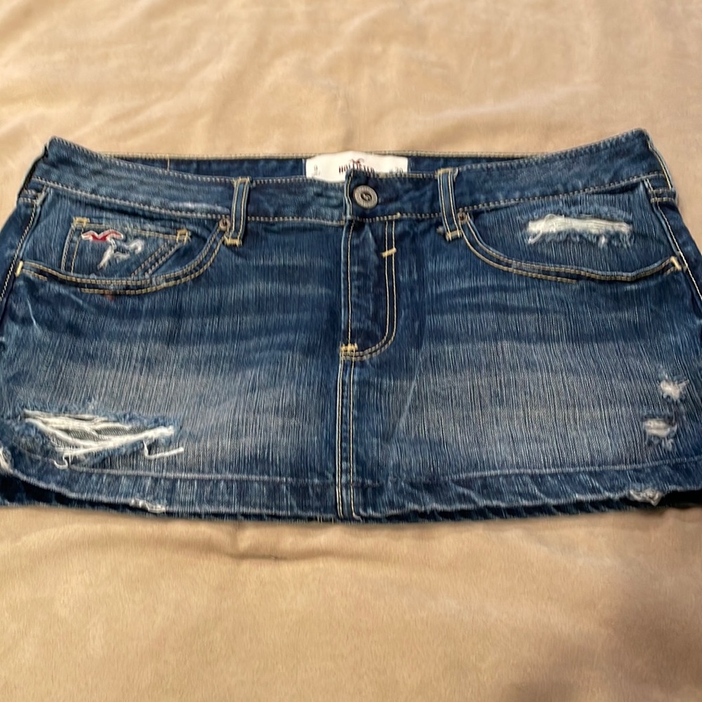 Hollister denim skirt size 9